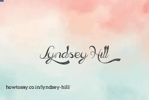Lyndsey Hill