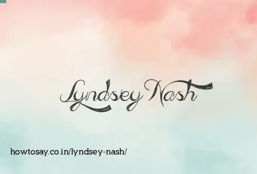 Lyndsey Nash