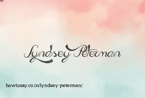 Lyndsey Peterman