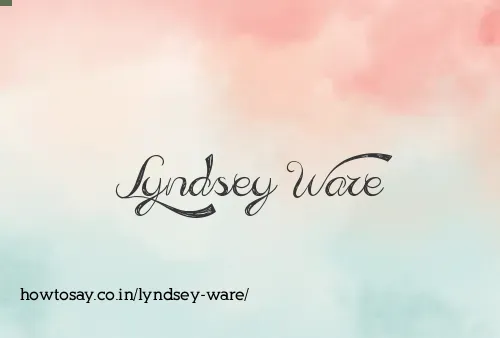 Lyndsey Ware