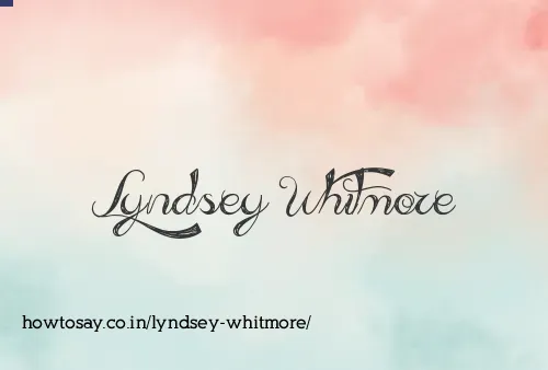 Lyndsey Whitmore