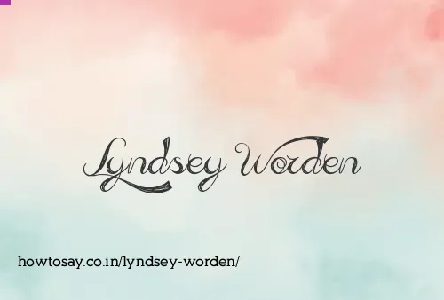 Lyndsey Worden