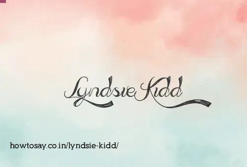 Lyndsie Kidd