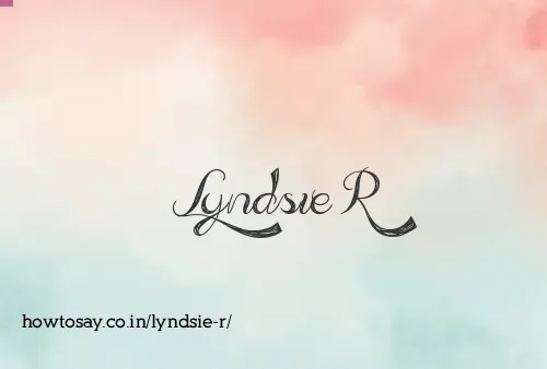 Lyndsie R