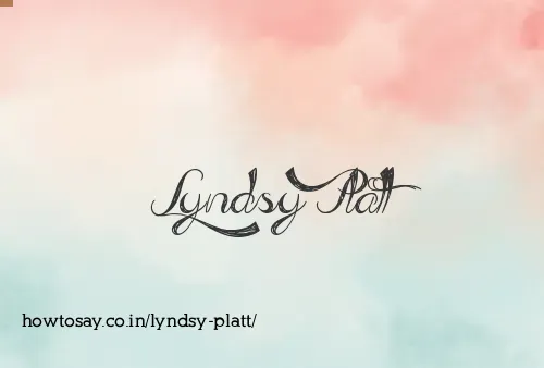 Lyndsy Platt