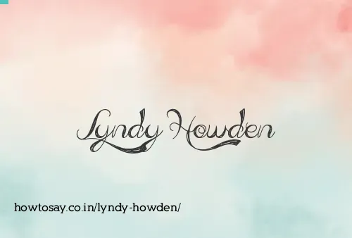 Lyndy Howden