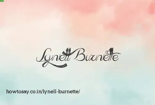 Lynell Burnette