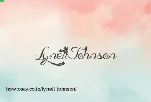 Lynell Johnson