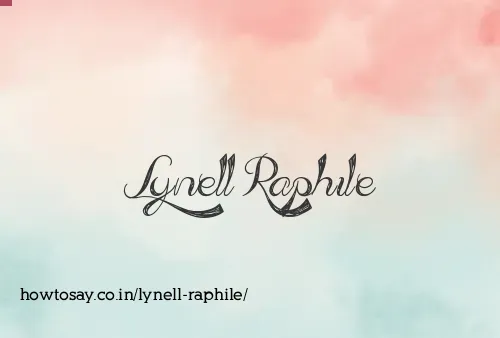 Lynell Raphile