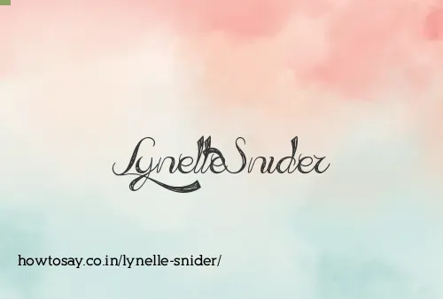 Lynelle Snider
