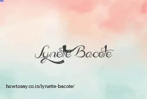 Lynette Bacote