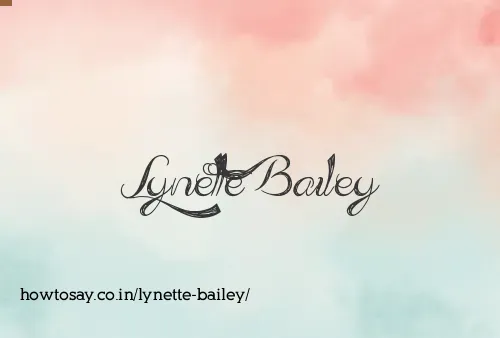 Lynette Bailey