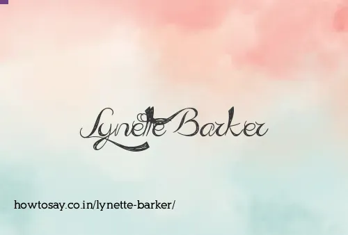 Lynette Barker