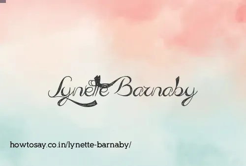 Lynette Barnaby
