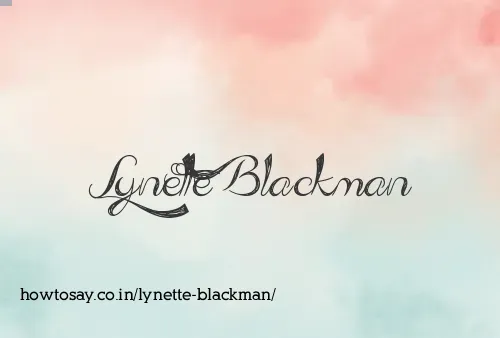 Lynette Blackman