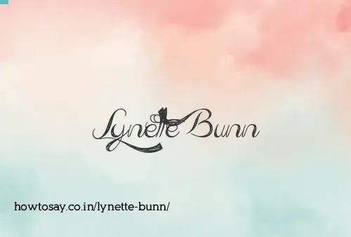 Lynette Bunn