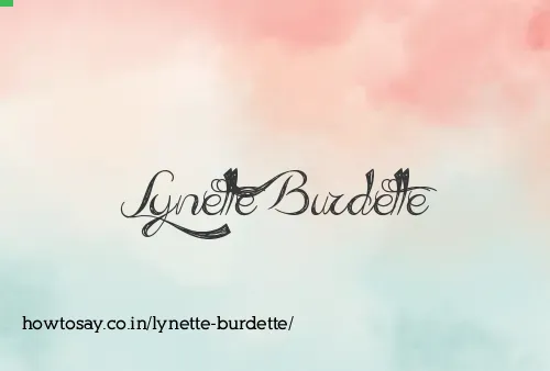 Lynette Burdette