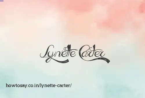 Lynette Carter