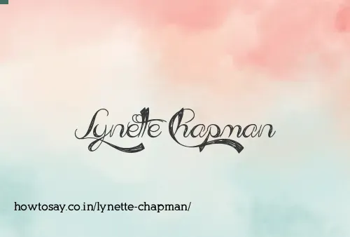 Lynette Chapman