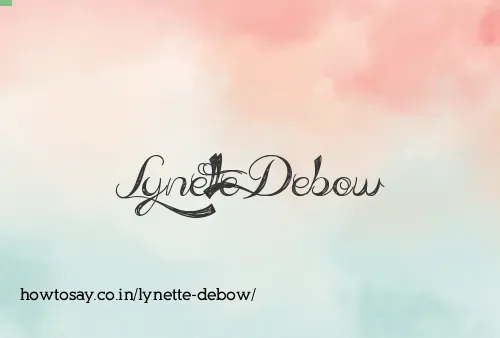 Lynette Debow
