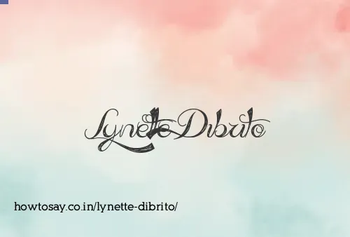 Lynette Dibrito