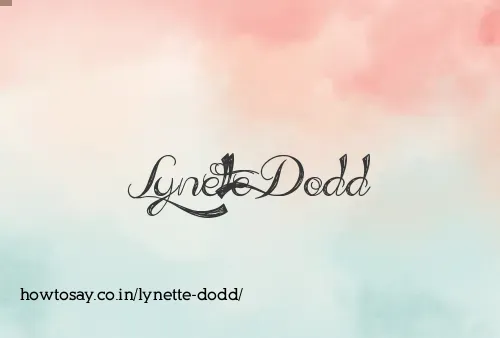 Lynette Dodd