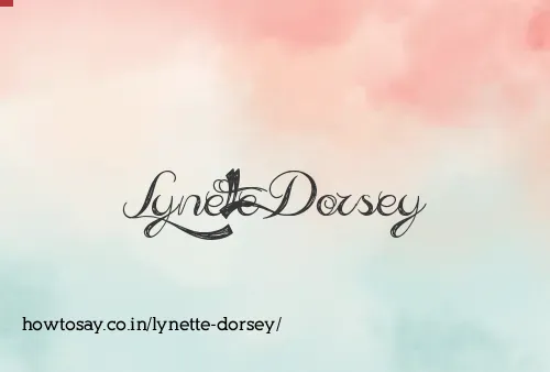 Lynette Dorsey