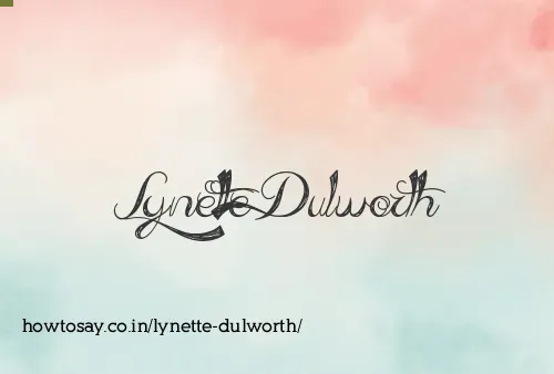 Lynette Dulworth