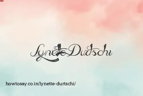 Lynette Durtschi