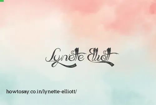 Lynette Elliott