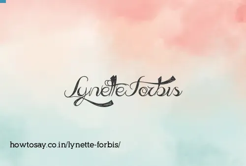 Lynette Forbis