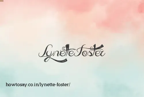 Lynette Foster