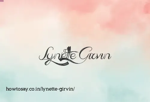 Lynette Girvin