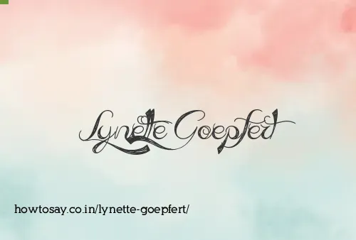 Lynette Goepfert