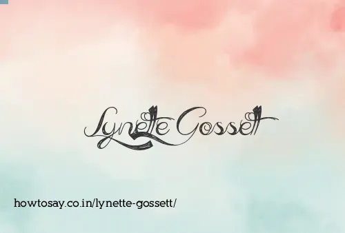 Lynette Gossett