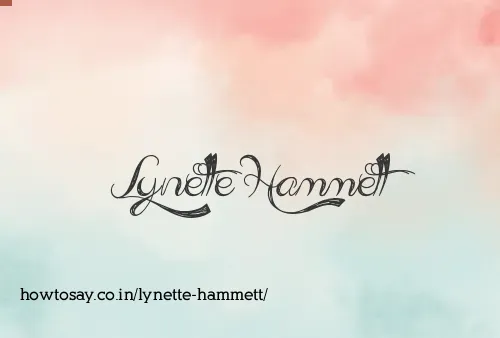 Lynette Hammett