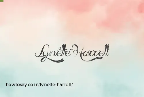 Lynette Harrell