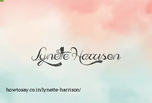 Lynette Harrison