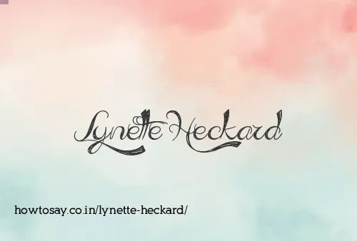 Lynette Heckard