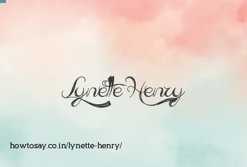 Lynette Henry