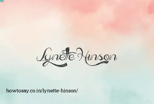 Lynette Hinson
