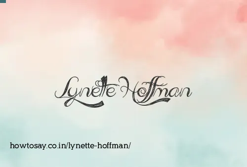 Lynette Hoffman