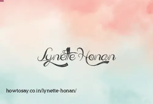 Lynette Honan