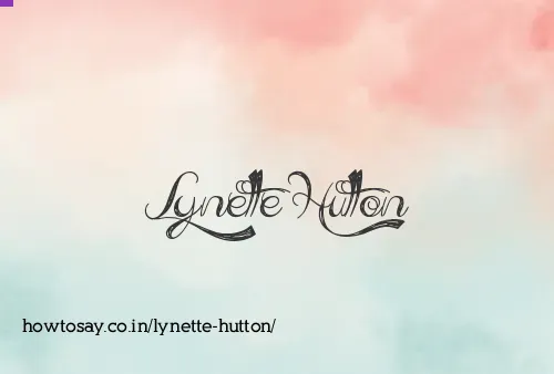Lynette Hutton