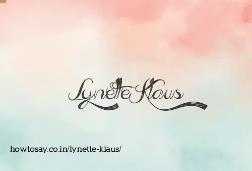 Lynette Klaus