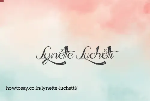 Lynette Luchetti