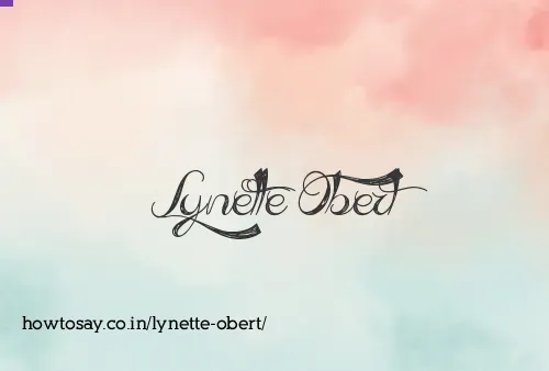 Lynette Obert