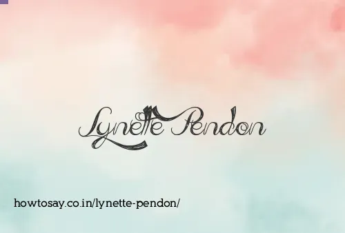 Lynette Pendon