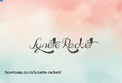 Lynette Rackett