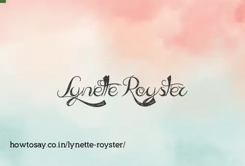 Lynette Royster